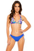 Luli Fama Water Blossoms Triangle Halter Top